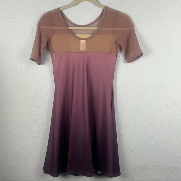 Balera Dancewear Women’s Ombré Print Dress Attached Biketard Size SA (US 4-6) - Picture 5 of 5